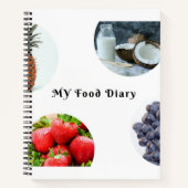 Mein Ernährungstagebuch Notizblock (Vorderseite)