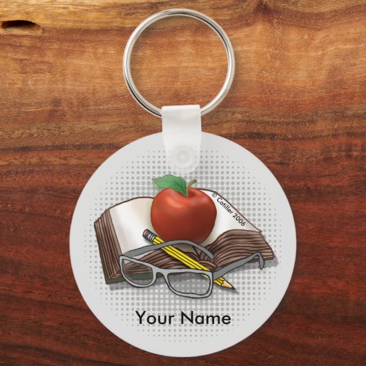 Mein Ersatzlehrer-Schlüsselanhänger Schlüsselanhänger (Vorderseite)