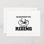 MEIN ERSTATTUNGSPLAN-I-PLAN ZUM REISEN POSTKARTE (Vorne/Hinten)