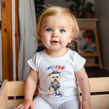 Mein erster 4. Juli Baby Bodysuit T - Shirt