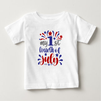 Mein erster Amerikanische Unabhängigkeitstag Neues Baby T-shirt