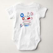 Mein erster Arbeitstag Baby Strampler (Rückseite)