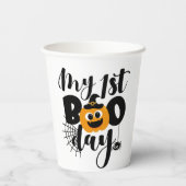 Mein erster Bootstag Pappbecher (Rückseite)