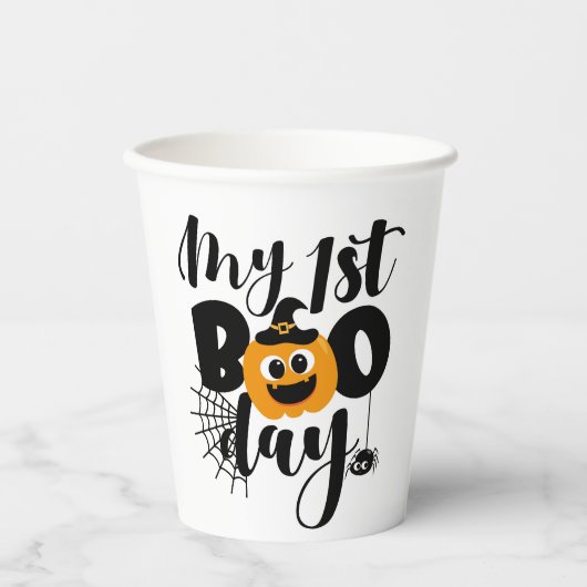 Mein erster Bootstag Pappbecher (Vorderseite)