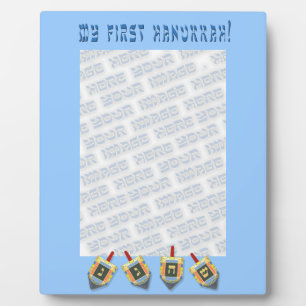 Mein erster Chanukka-Rahmen Fotoplatte