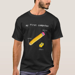 Mein erster Computer-Rechner Printer Gamer Inf T-Shirt