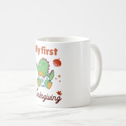 Mein erster Erntedank Kaffeetasse (VorderseiteRechts)