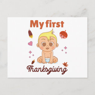 Mein erster Erntedank Postkarte