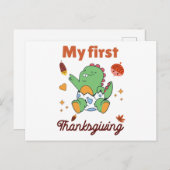 Mein erster Erntedank Postkarte (Vorne/Hinten)