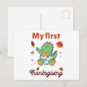 Mein erster Erntedank Postkarte (Vorne/Hinten)