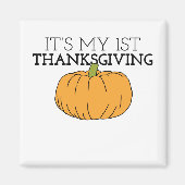 Mein erster Erntedank Pumpkin Patch für KinderDank Magnet (Vorne)