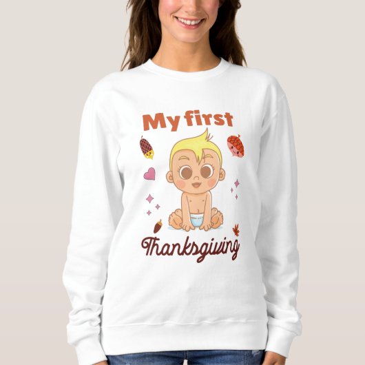 Mein erster Erntedank Sweatshirt (Vorderseite)