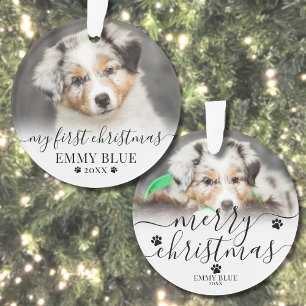 Mein erster Foto für Weihnachten Ornament