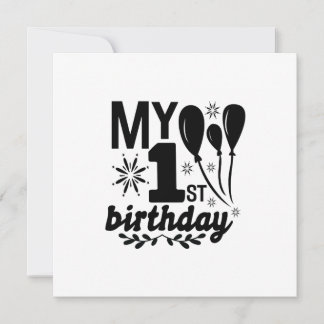 Mein erster Geburtstag! Baby!! Einladung