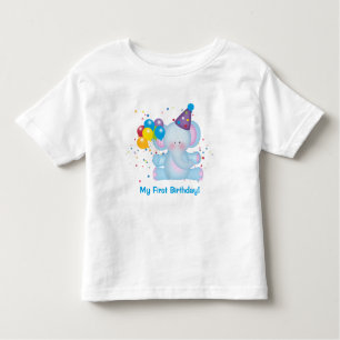 Mein erster Geburtstag Baby Elephant Baby T - Shir Kleinkind T-shirt