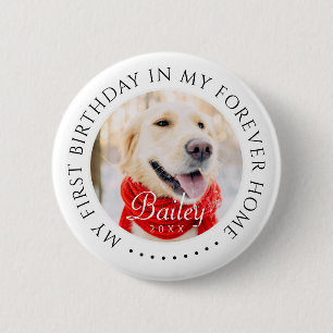Mein erster Geburtstag für immer Zuhause Modernes  Button