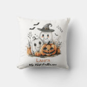 Mein erster Halloween-Niedlicher Ghost-Pumpkin-Bab Kissen (Vorderseite)