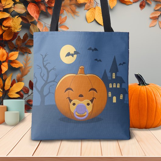Mein erster Halloween-Schnuller Pumpkin Tasche