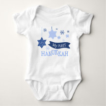 Mein erster Hanukkah-Baby-Bodysuit