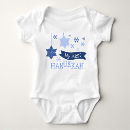 Mein erster Hanukkah-Baby-Bodysuit Baby Strampler
