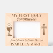 Mein erster heiliger Kommunion-Individuelle Name Geätzte Rahmen (Vorderseite)
