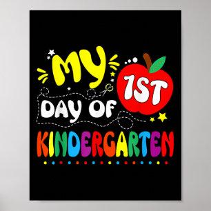 Mein erster Kindergartenlehrer Kindergarten Kinder Poster