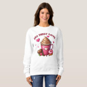 Mein erster Liebe Kaffee Sweatshirt (Vorne ganz)