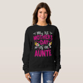 Mein erster Muttertag als Blume G Sweatshirt (Vorne ganz)