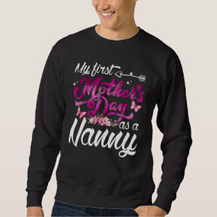 Mein erster Muttertag als Kindermädchen zum ersten Sweatshirt