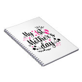Mein erster Muttertag als Mama 2 Notizblock (Rechte Seite)
