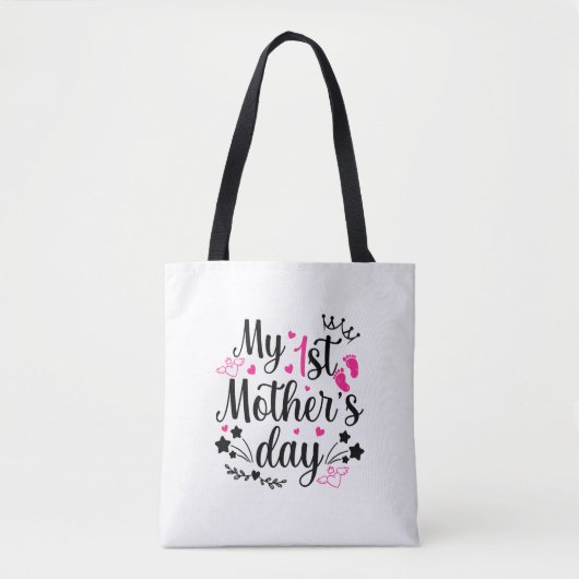Mein erster Muttertag als Mama 2 Tasche (Vorderseite)