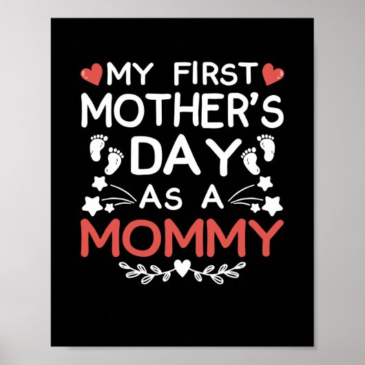 Mein erster Muttertag als Mami Poster (Vorne)