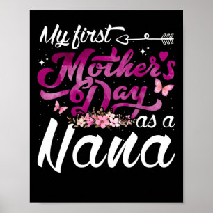 Mein erster Muttertag als Nana zum ersten Mal Poster