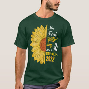 Mein erster Muttertag als Oma 2022 Sonnenblume T-Shirt