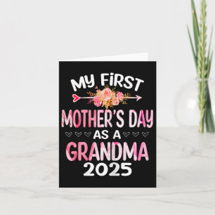 Mein erster Müttertag als Oma 2025 Funny Mothe Karte