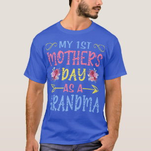 Mein erster Muttertag als Oma Lustiger Muttertag T-Shirt