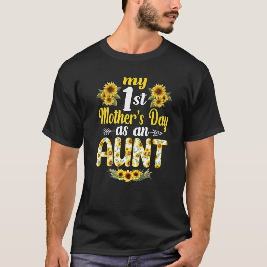 Mein erster Muttertag als Tantentag T-Shirt (Vorderseite)