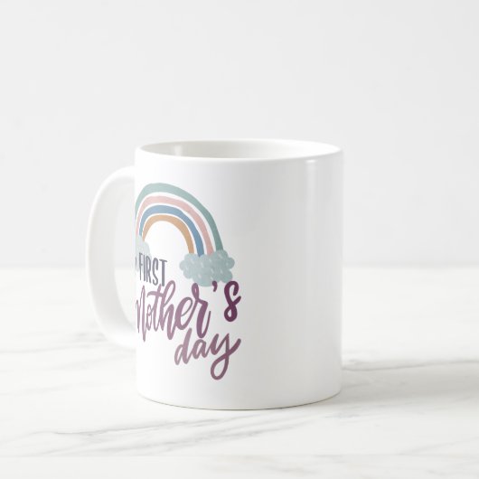 Mein erster Muttertag Kaffeetasse (Vorderseite Links)