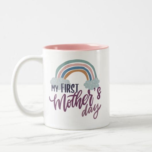 Mein erster Muttertag Zweifarbige Tasse (Links)
