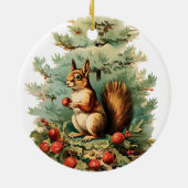 Mein erster Niedlicher Eichhörnchen-Name Keramik Ornament (Hinten)
