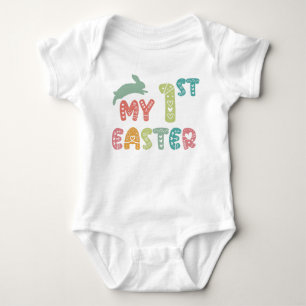 Mein erster Oster Das Niedliche Baby des 1. Oste Strampler