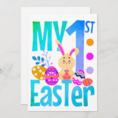 Mein erster Oster Feiertagskarte (Vorne/Hinten)