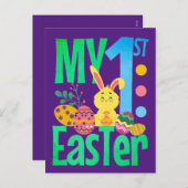 Mein erster Oster Feiertagspostkarte (Vorne/Hinten)