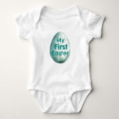 Mein erster Oster | INDIVIDUELLE NAME | Ostereier Baby Strampler (Vorderseite)