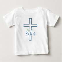 Mein erster Osterblau-Kreuz-T - Shirt