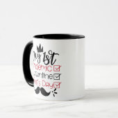 Mein erster Pandemie-Quarantäne-Vater Tasse (Vorderseite Links)