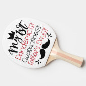 Mein erster Pandemiestag für die Quarantäne Tischtennis Schläger (Seitenansicht)
