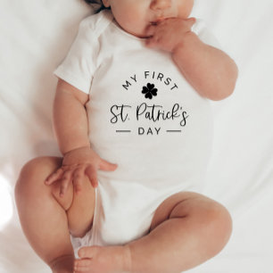 Mein erster Patricks Day Baby Bodysuit Strampler
