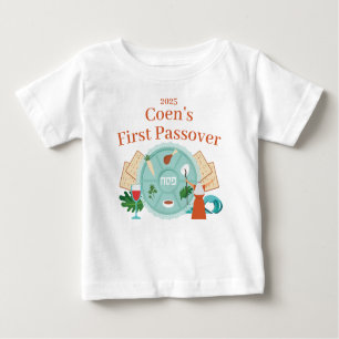 Mein erster Pessach Junge Jahr Baby T-shirt
