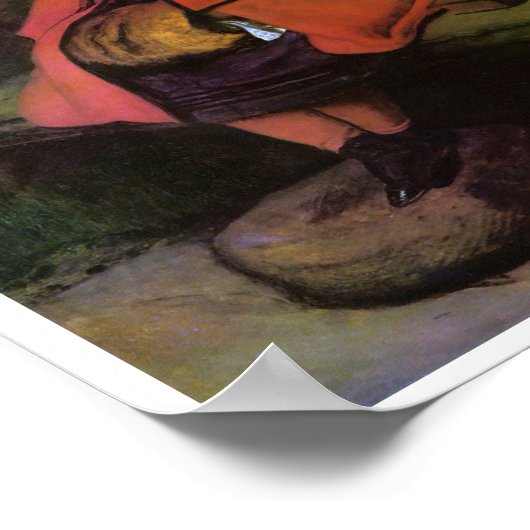 Mein erster Prediger, John Everett Millais Poster (Ecke)